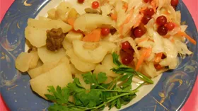 Рецепты с мясом, картофелем и репой