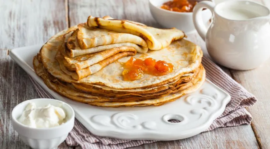 Блины с сметаны фото Апельсиновые блинчики с апельсиновым соусом, пошаговый рецепт с фото от автора Г