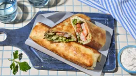 Шаурма с креветками