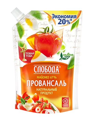Майонез СЛОБОДА Провансаль 67%, 800мл