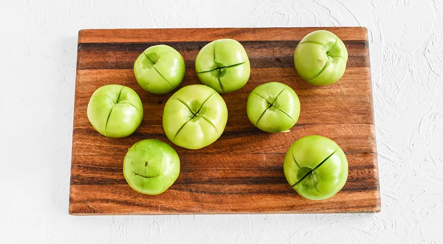 Зеленые помидоры по-грузински