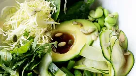 Рецепты с маслом оливковым, рукколой и бобами