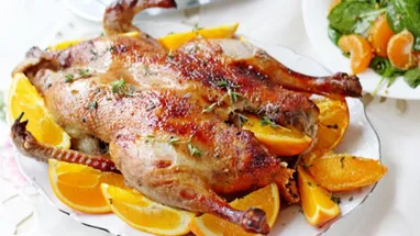 Утка с апельсинами в фольге в духовке - рецепт сочной и мягкой утки с пошаговыми фото