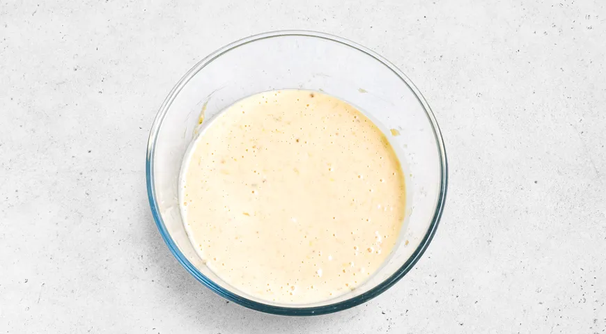 Банановые панкейки с шоколадом внутри