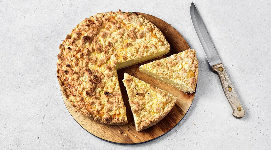 Вкусная французская ватрушка с творогом