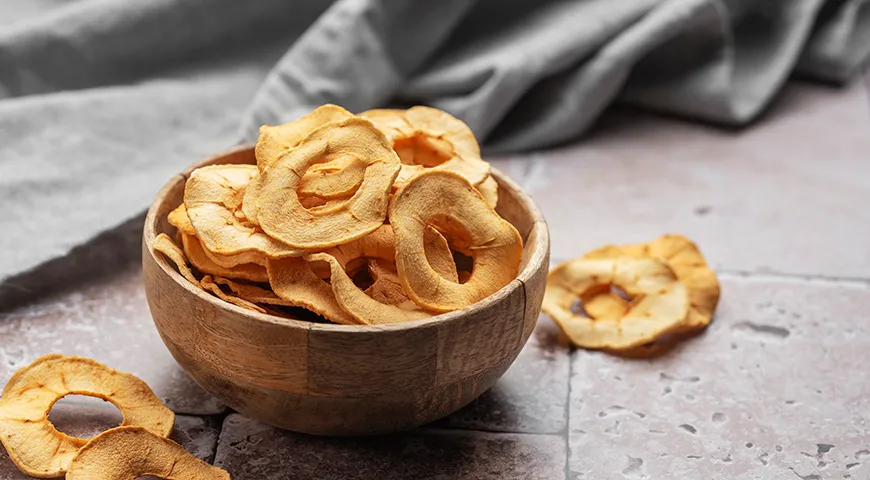 Гликемический индекс сушеных яблок — 29