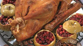 Мясо с яблоками