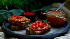 Овощной паштет с чечевицей
