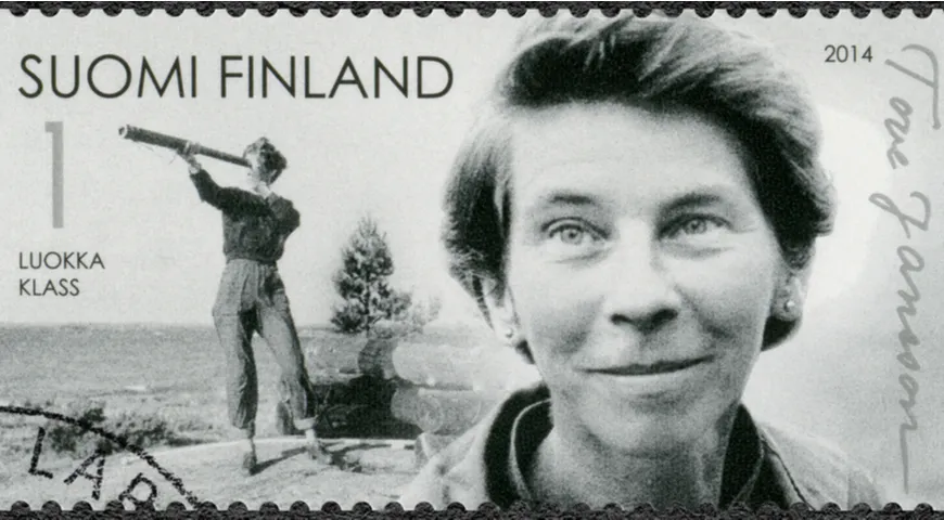 Финская марка, выпущенная к 100-летию Туве Янссон