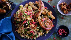 Рецепты с баклажаном и гранатом