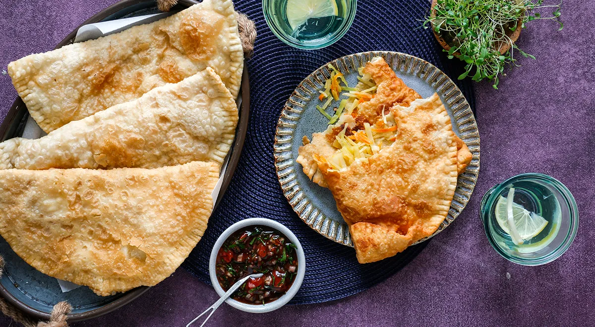 Рецепт чебуреков с капустой