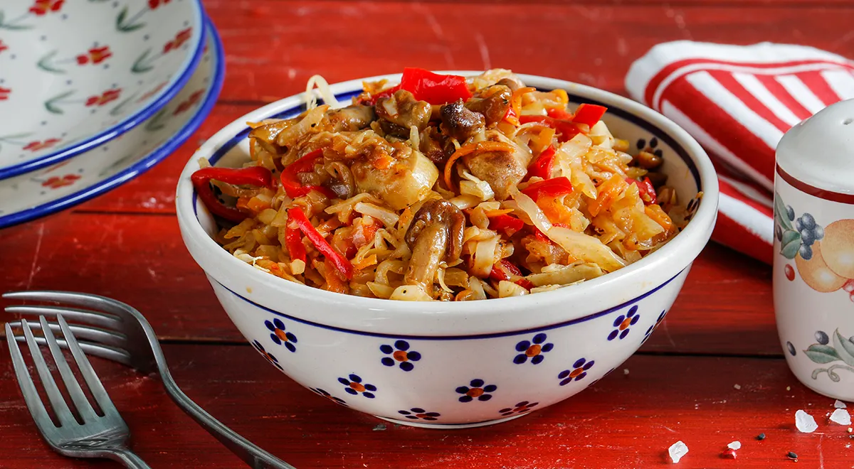 Рецепт солянки грибной с капустой на зиму (можно использовать моховики)