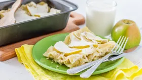 Рецепты с кисломолочными продуктами, крахмалом и яблоком