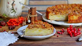 Рецепты с мукой пшеничной, грецким орехом и яблоком