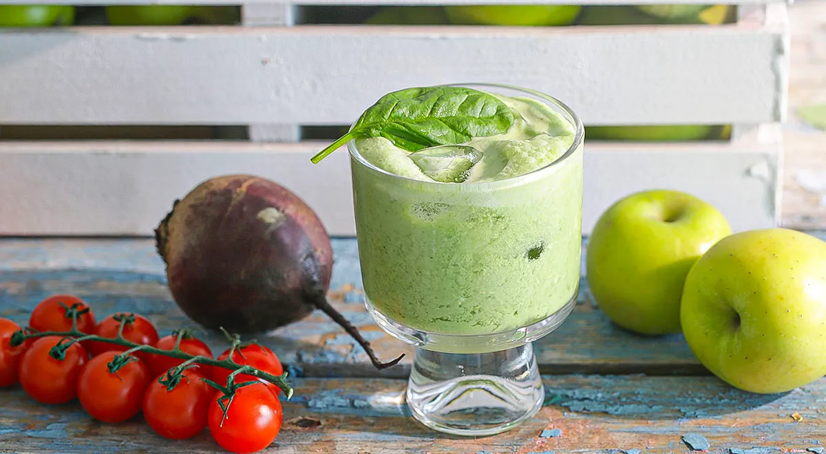 Ананасово-шпинатный Парадайз