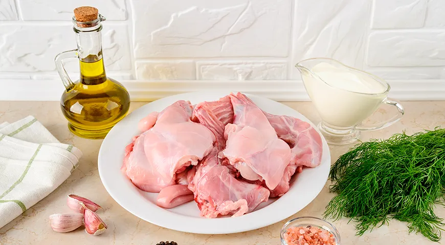 Маринад для кролика в духовке в сметане