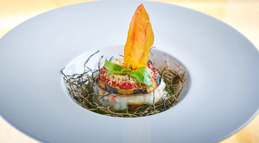 Баклажан с томатами