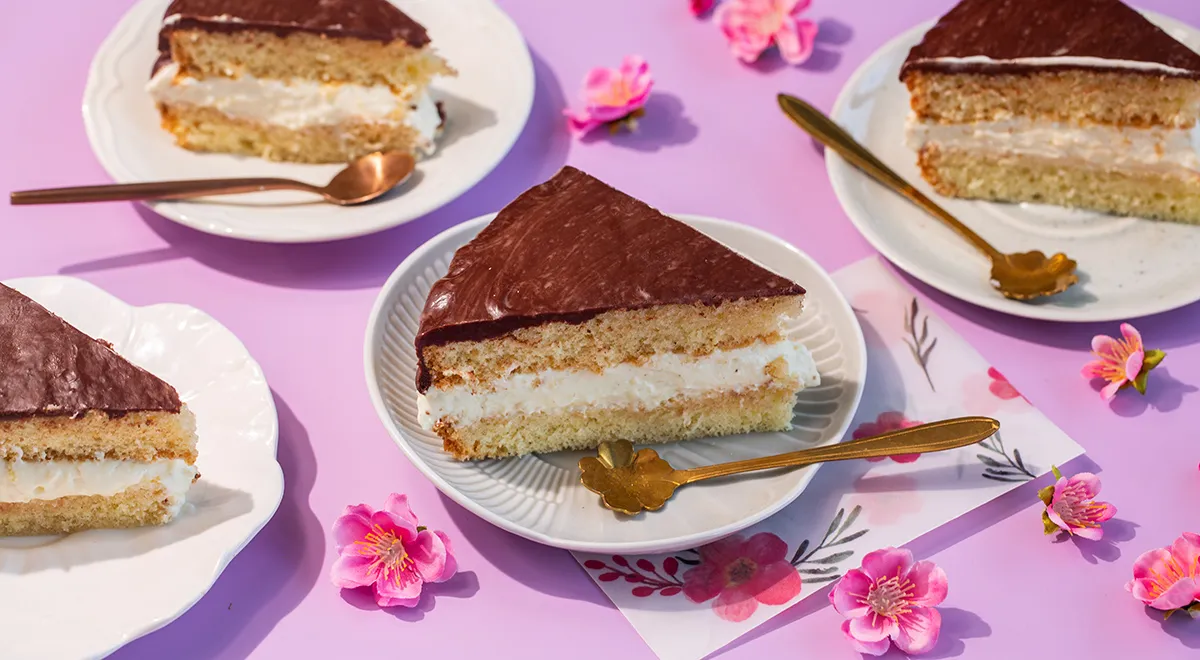 Бостонский кремовый пирог