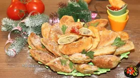 Пирожки с грибами без дрожжей