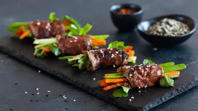 Рецепты на ужин с маслом кунжутным и говядиной