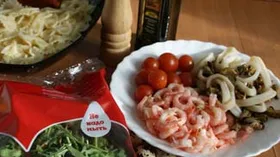 Рецепты с фруктами, макаронами и кальмарами