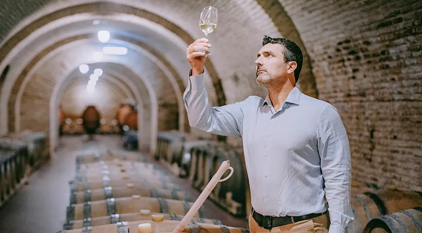 Патрик Хоннеф использует для производства вина разные методы и емкости