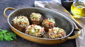 Рецепты с грибами, твёрдыми сырами и рисом