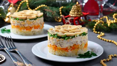 Чем можно заменить салат оливье на новогоднем столе