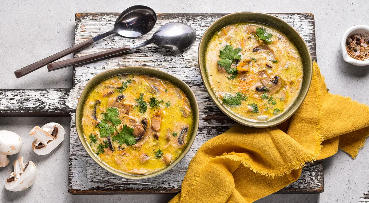 Рецепт грибной юшки с добавлением лаврового листа