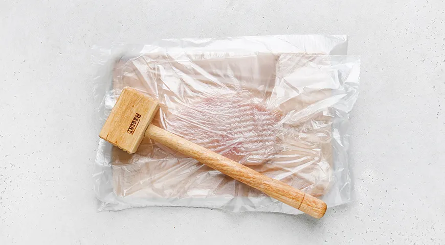 Куриное филе, жаренное в пергаменте