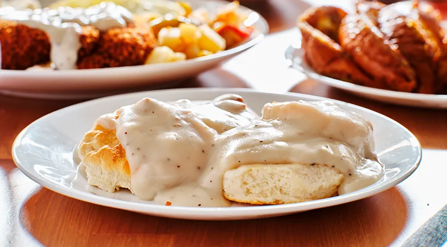 Biscuits and gravy