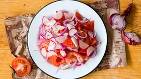 Рецепты с уксусом, маслом оливковым и редисом