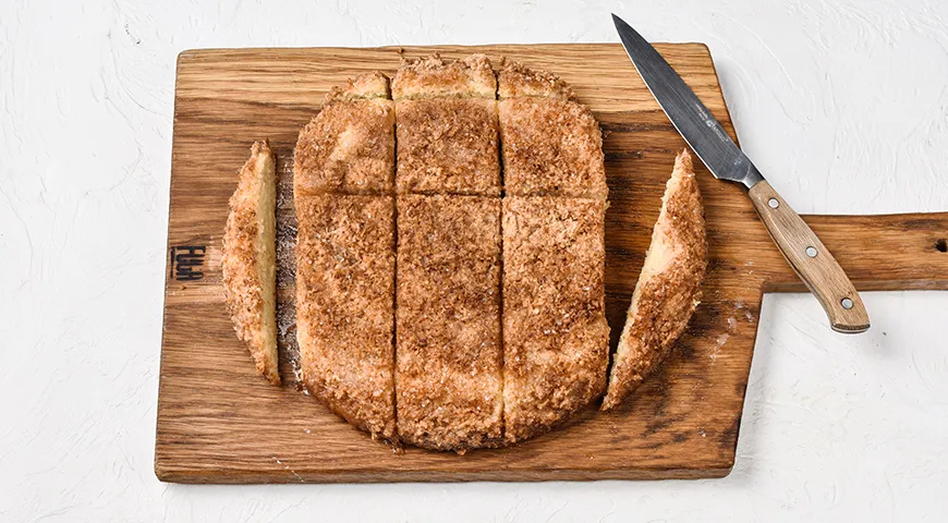 Кокосовый пирог на кефире со сливками