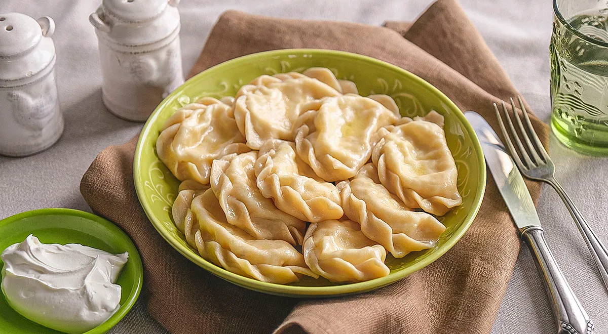 Вареники с творогом и сыром