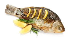 Карась жареный