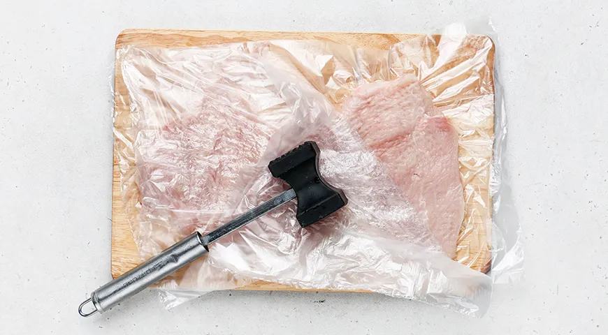 Брускетта Цезарь с курицей