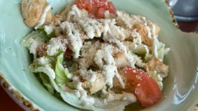 Салат Цезарь с майонезом