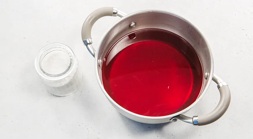 Кисель из компота и крахмала