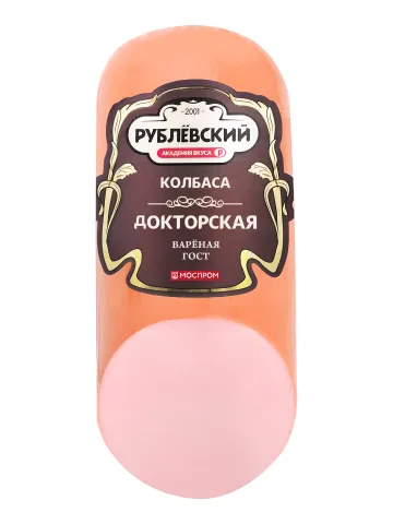 РУБЛЕВСКИЙ Колбаса Докторская ГОСТ вар 400г срез