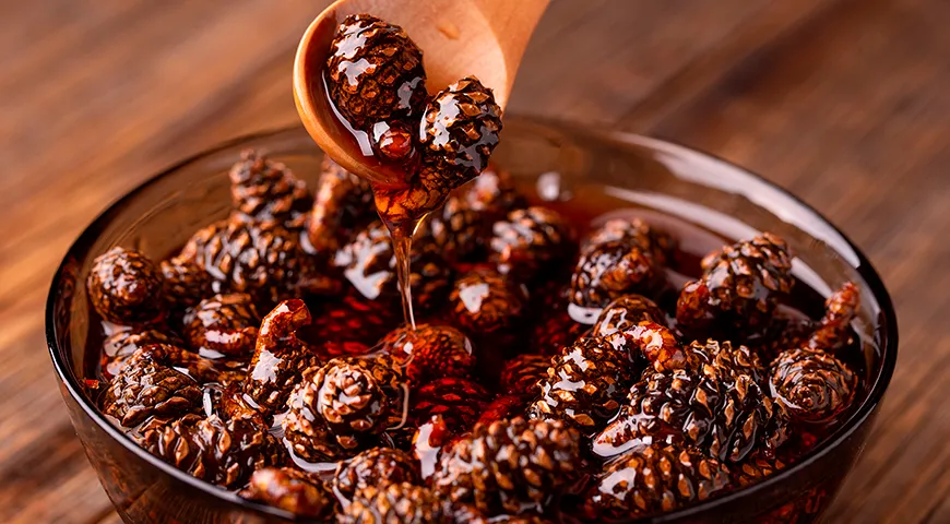 Сосновые шишки в сахарном сиропе