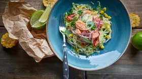 Рецепты на обед с авокадо и кукурузой