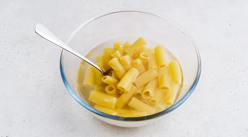 Макароны в микроволновке