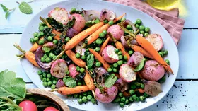 Рецепты с маслом растительным, редисом и бобовыми
