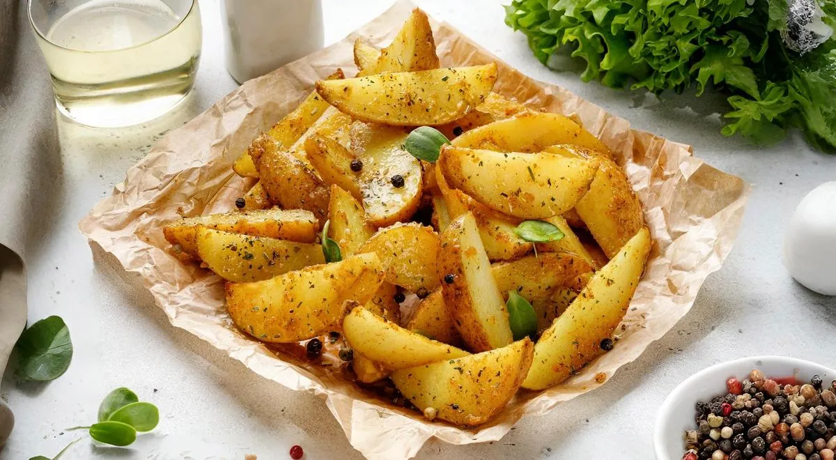 Картошка по-деревенски в аэрогриле