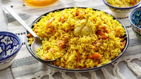 Плов без мяса с нутом