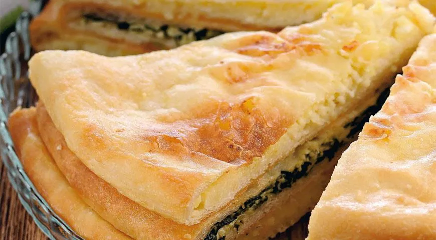 Осетинские пироги с сыром и шпинатом