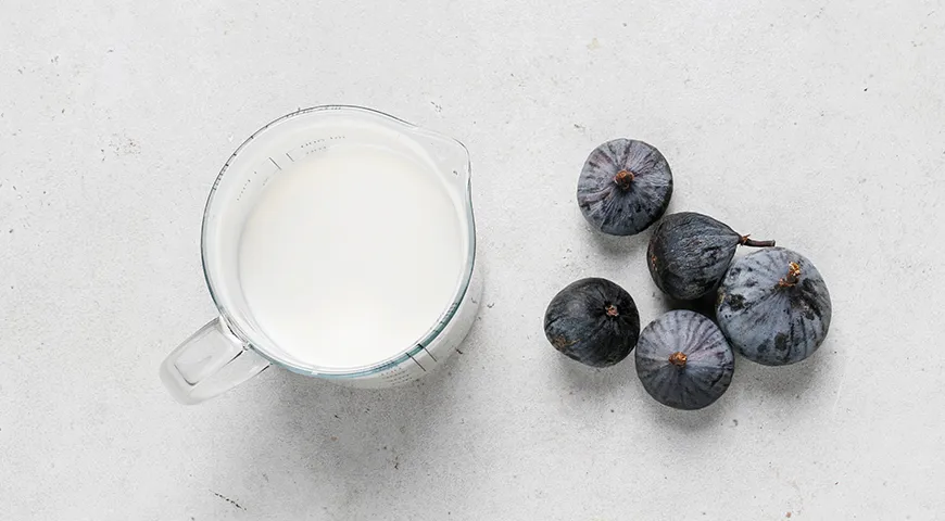 Инжир с молоком от кашля