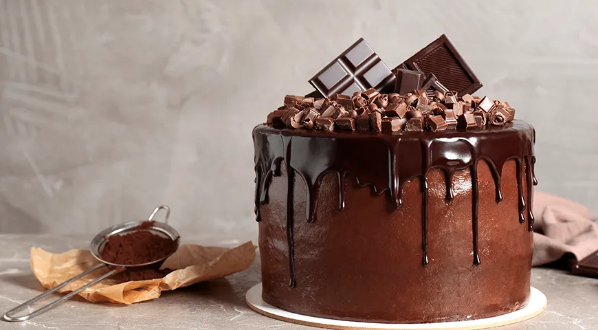 Шоколадная глазурь на сливках со сливочным маслом