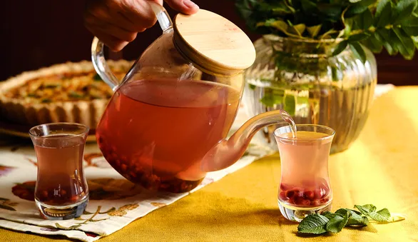 Гранатово-имбирный чай