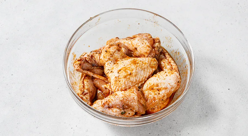 Куриные крылышки в электрогриле